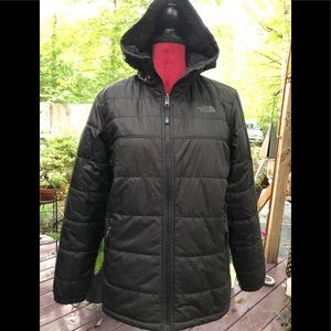 north face nwot reversable hooded jacket